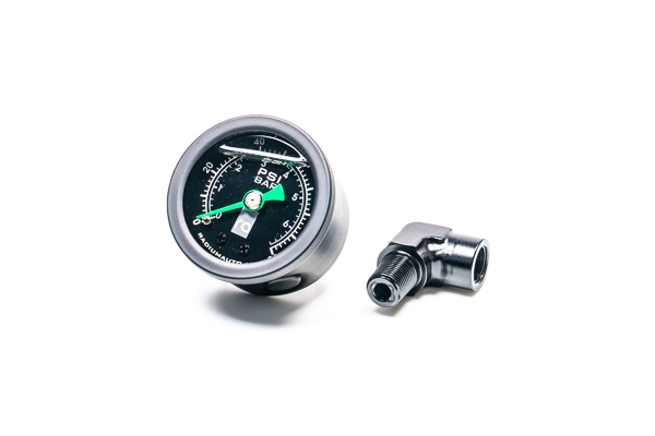 Radium Engineering — Radium Engineering 0-100 PSI Fuel Pressure Gauge With 90 Degree Adapter - view 3